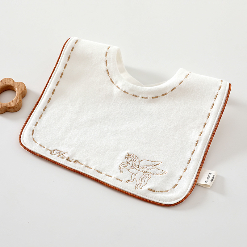 Bibe pentru sugari, din bumbac, unisex, model cu animale, pentru 0-1 ani, Clasă A, marca Su dou