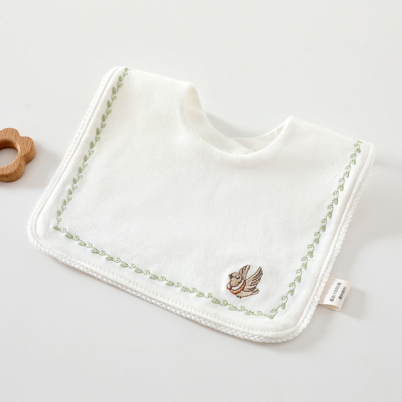 Bibe pentru sugari, din bumbac, unisex, model cu animale, pentru 0-1 ani, Clasă A, marca Su dou