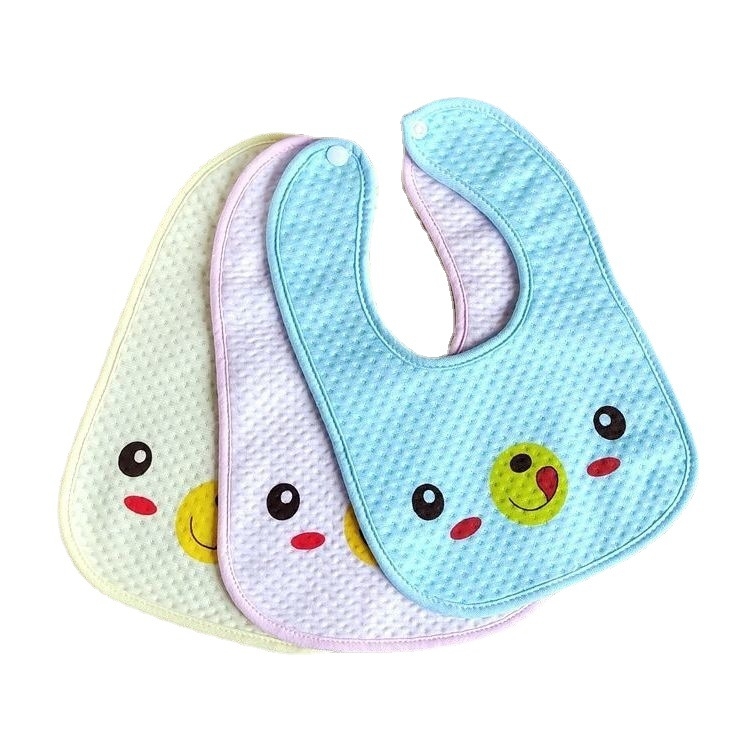 Yu Bai bavetă de salivă impermeabilă pentru bebeluși, poliester-bumbac, 0–1 ani