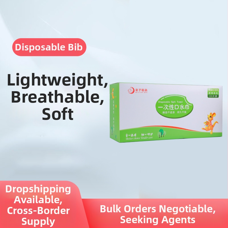 Biburi pentru bebeluși și copii, model cu desene animate, din bumbac, rezistente la pete, ambalate individual