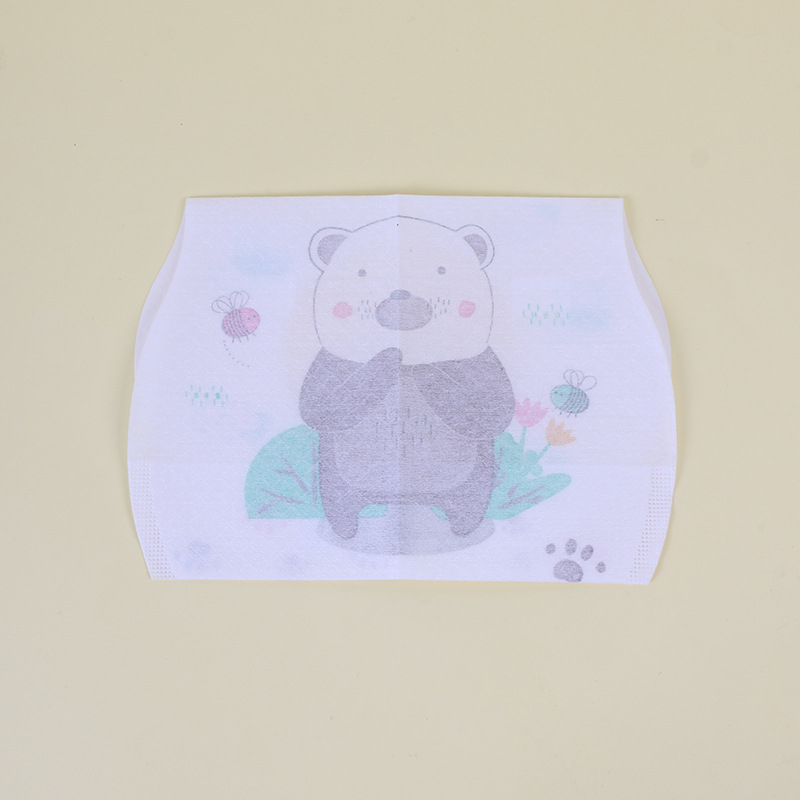 Biburi pentru bebeluși și copii, model cu desene animate, din bumbac, rezistente la pete, ambalate individual