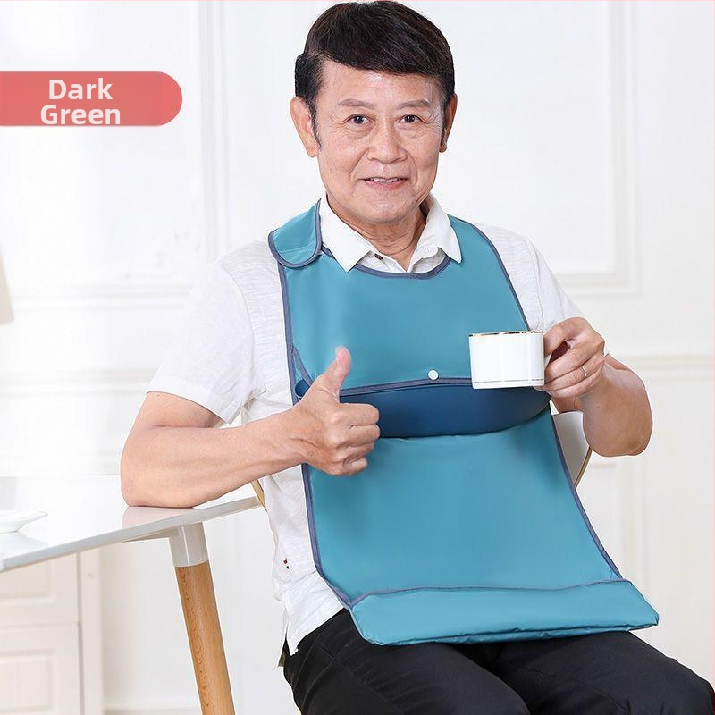 Bavetă pentru adulți din silicon, impermeabilă, unisex