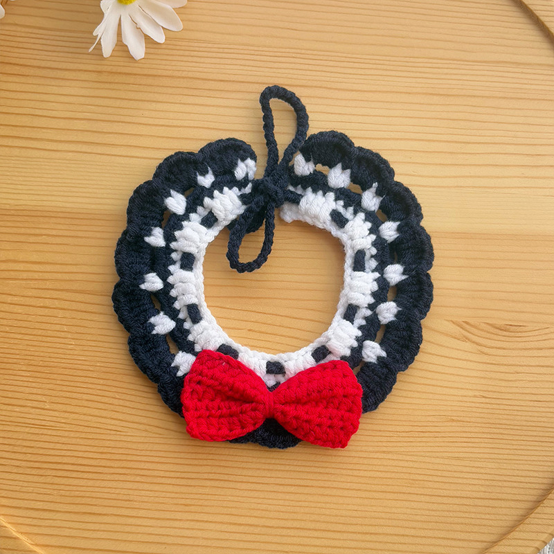 Șal pentru animale de companie, tricotat manual din lână, cu țesătură twill și Jacquard, stil prințesă, potrivit pentru toate anotimpurile