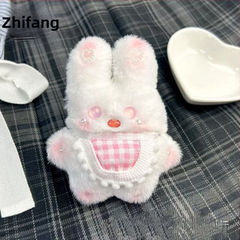 iepure pluș - pandantiv pentru chei cu sunet, stil desen animat, model animale mici (material: pluș; sezon: toamnă 2025)