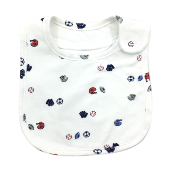 Babero pentru saliva, trei straturi impermeabil, bumbac peste 95%, model cu dungi sau puncte, destinat copiilor de 1–3 ani