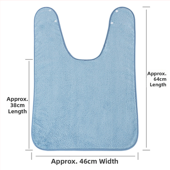 BIB pentru copii pentru masă și spălarea feței, impermeabil, protecție împotriva murdăriei, materiale coral fleece și poliester