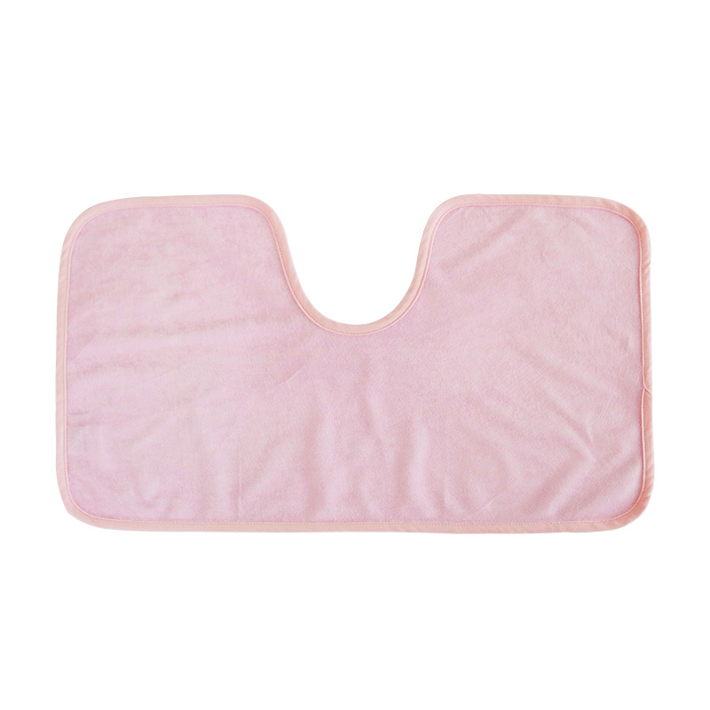 Prosop-bib pentru salivă pentru mese și medicamente, fibre de bambus, barieră impermeabilă, model solid