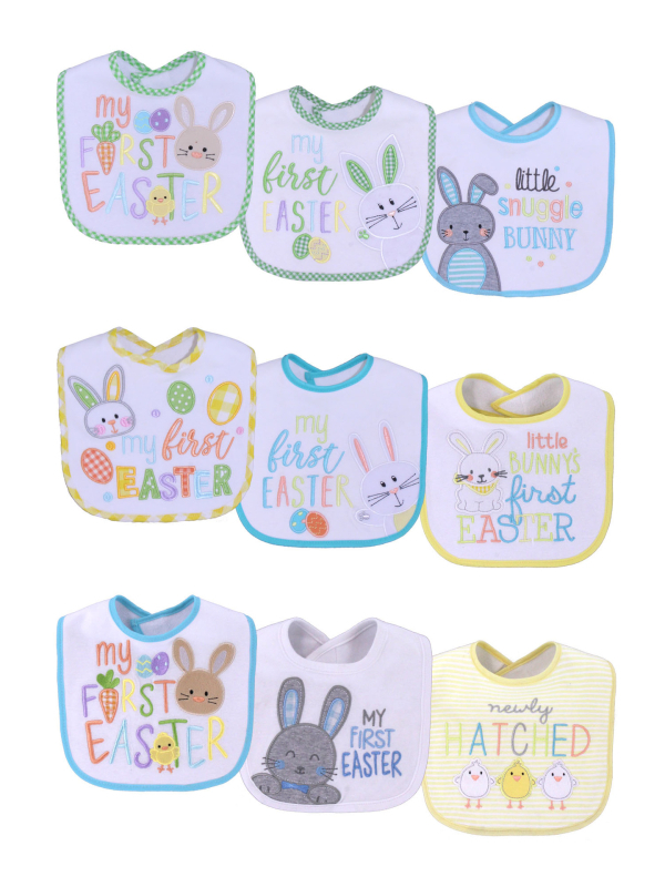 Prosop de saliva pentru bebeluși, din bumbac pur peste 95%, absorbant, brodat în formă de U, cu model desen animat, pentru sugari și copii 0–3 ani