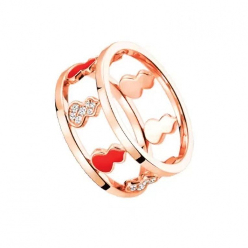 Inel Kirin Hollow Gourd pentru femei, aliaj, formă geometrică, placare electroplatină lucioasă, stil lux lejer (Material: aliaj; Formă: geometrică; Tehnologie de prelucrare: placare electroplatină lucioasă; Stil: lux lejer; Potrivit pentru: femei)