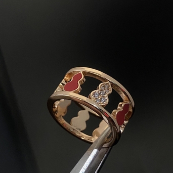 Kirin Hollow Gourd Inel pentru femei, aliaj, cu diamante