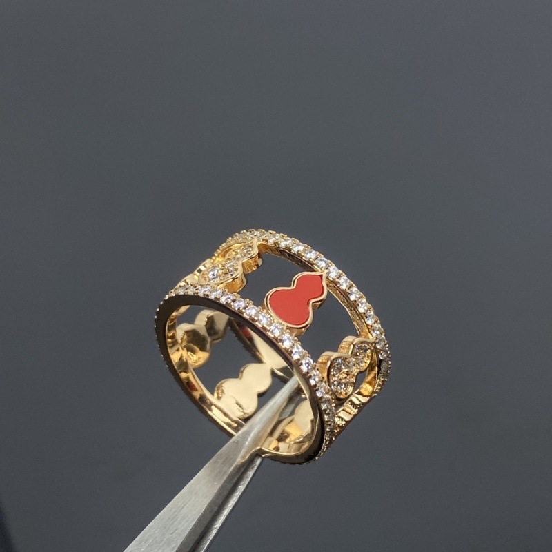 Kirin Hollow Gourd Inel pentru femei, aliaj, cu diamante