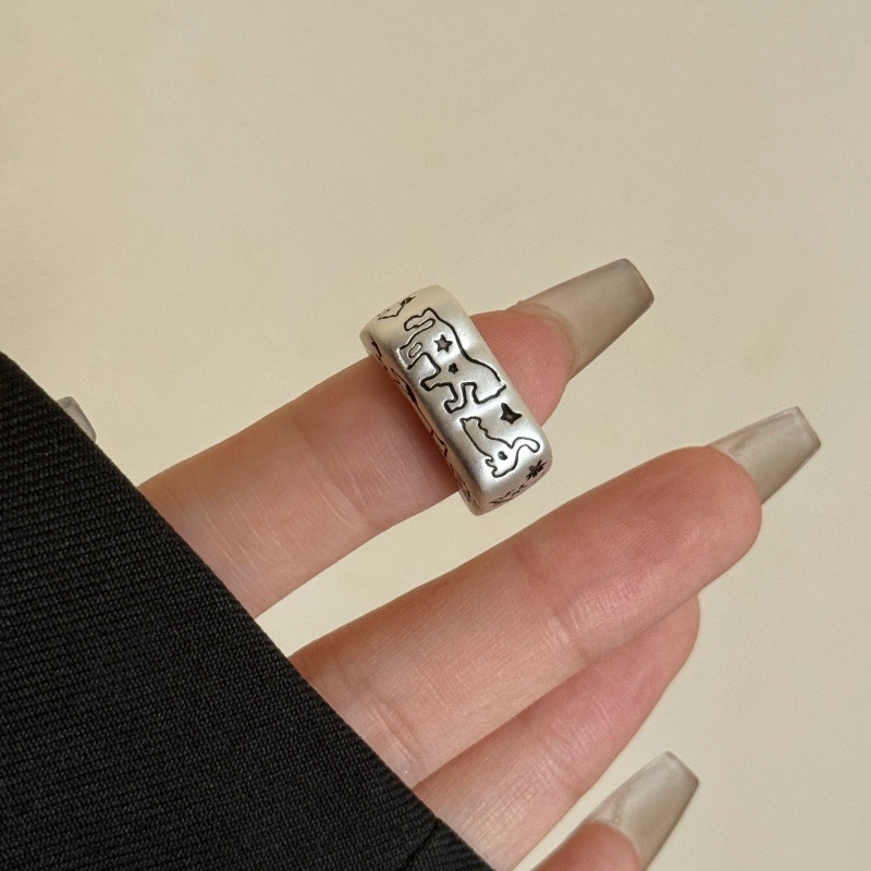 Inel deschis Yingqi cu diamante pavé stelare, aliaj, placare electrolitică