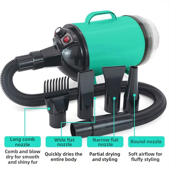 Kaķu kopšanas pūtējs – viss vienā: jaudīgs matu žāvētājs un ūdens pūtējs, <1000W, 220V, piemērots kaķiem, bez rotējošā balsta