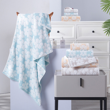 Cotton Love Bavlnená jacquardová osuška na kúpanie pre bábätká, 32s priadza, 500 g/m2, jednoduchá tkanina