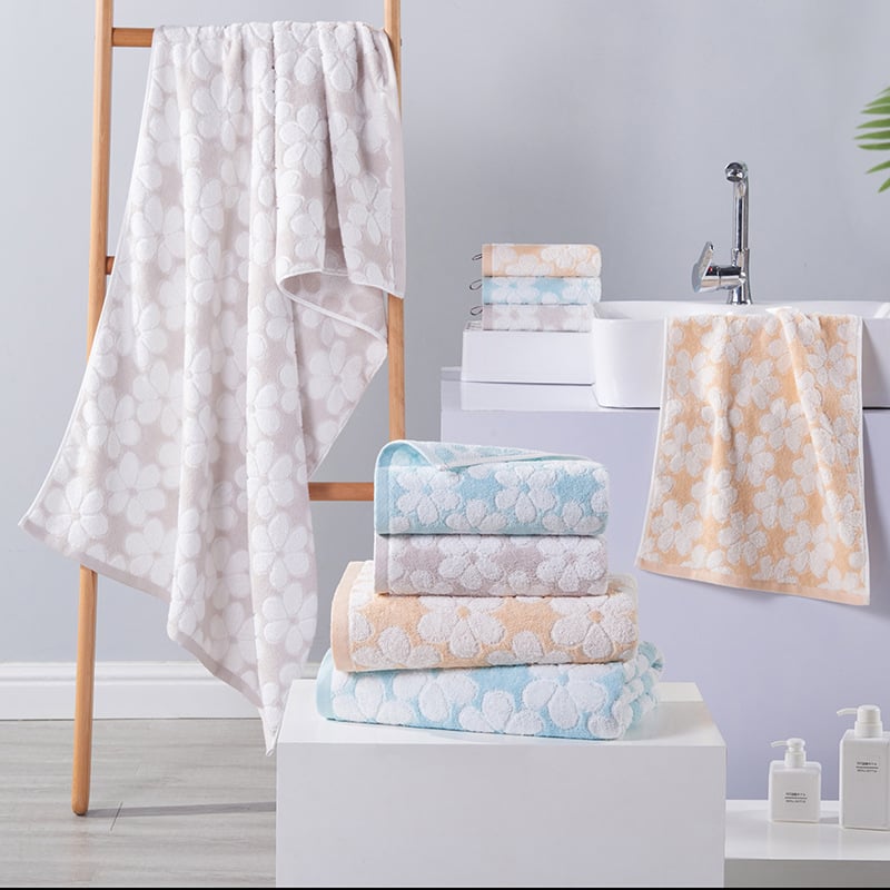 Cotton Love Bavlnená jacquardová osuška na kúpanie pre bábätká, 32s priadza, 500 g/m2, jednoduchá tkanina