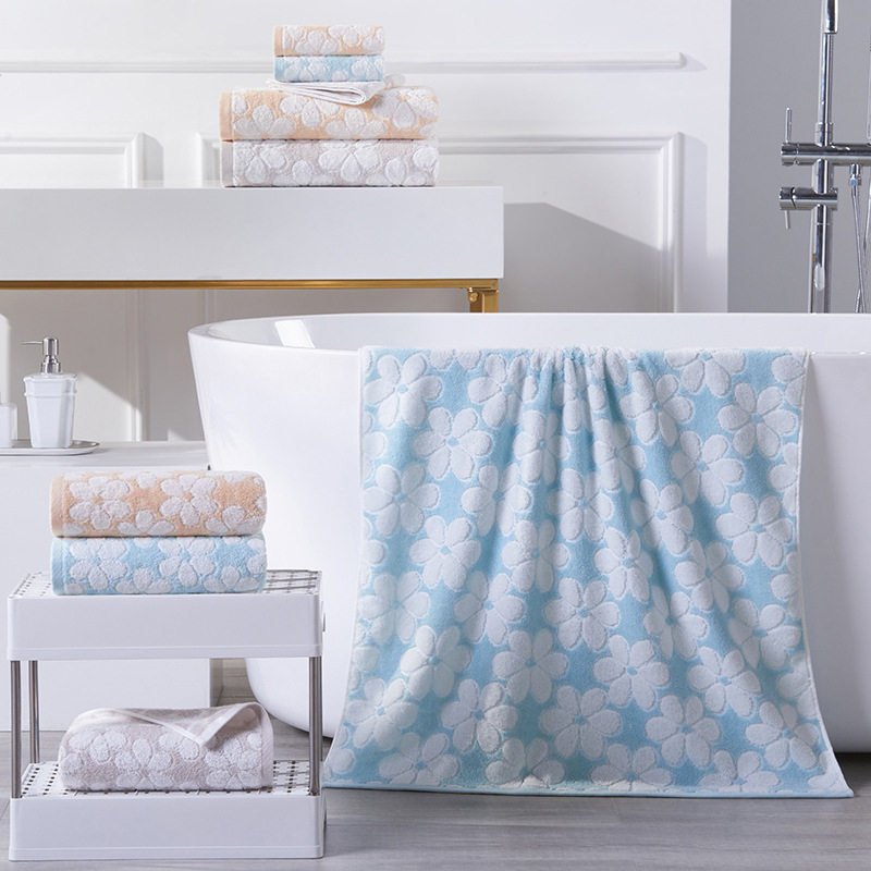 Cotton Love Bavlnená jacquardová osuška na kúpanie pre bábätká, 32s priadza, 500 g/m2, jednoduchá tkanina