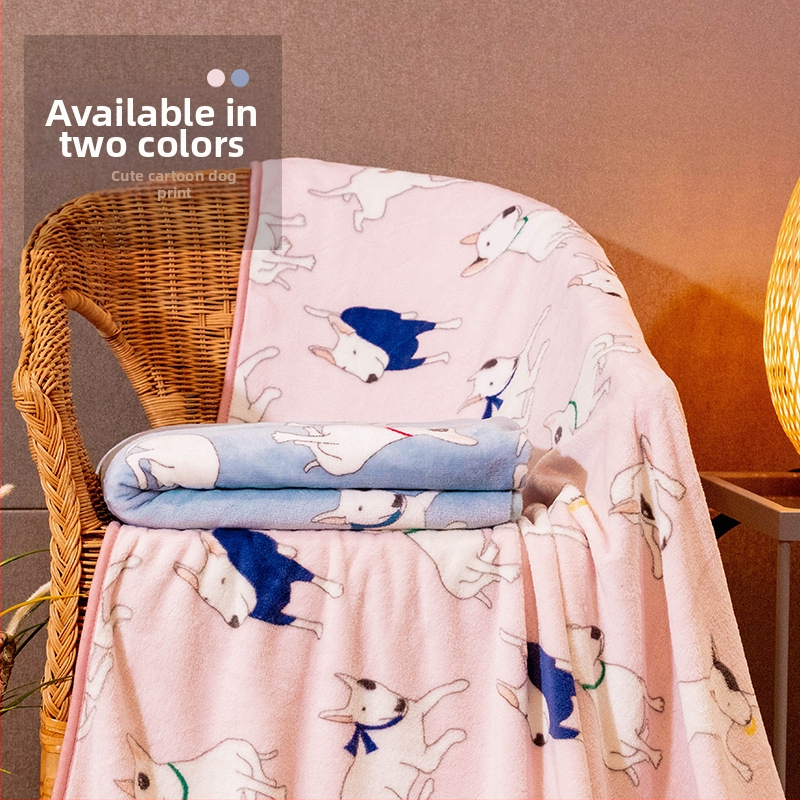 Vaikų flanelinė antklodė su animacijos dizainu, keturių sezonų naudojimui, galima pritaikyti, naujagimiams iki 6 metų