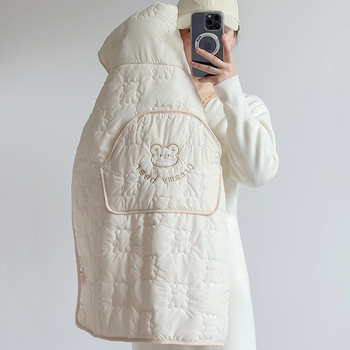 Pelerină de toamnă din bumbac 100%, căptușeală matlasată, rezistentă la vânt, imprimeu cu animale, pentru copii 1–3 ani