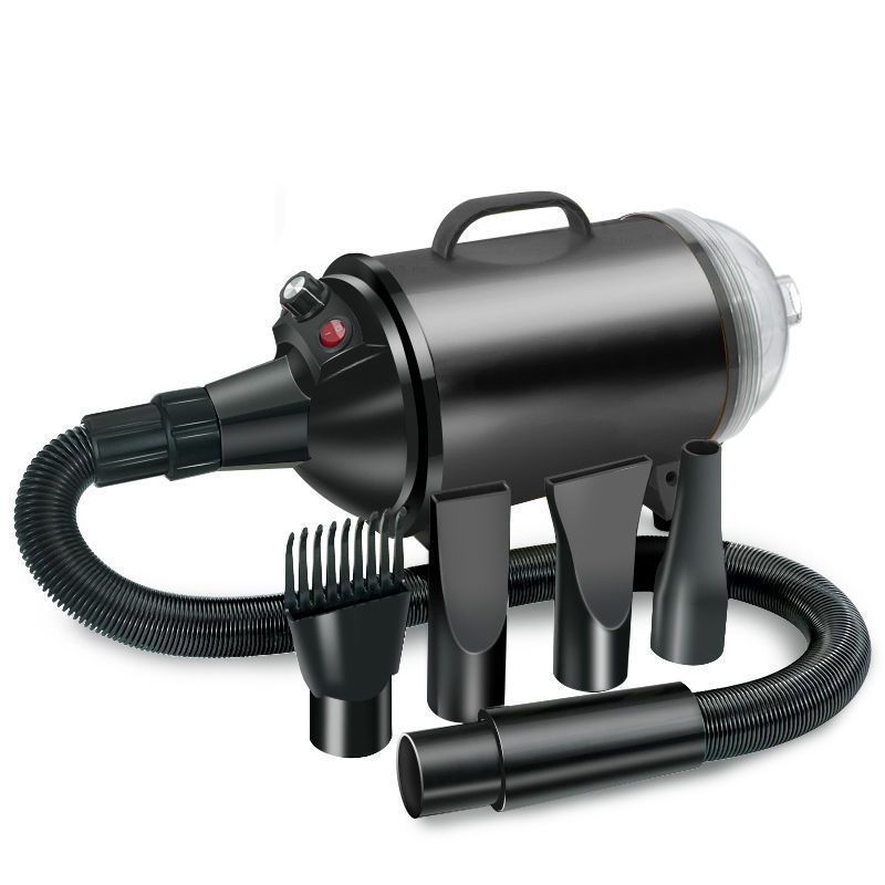 Profesionāla suņu kopšanas darba virsma ar jaudīgu pūtēju, matu žāvētāju un vakuumu – viss vienā, 220V, zem 1000W