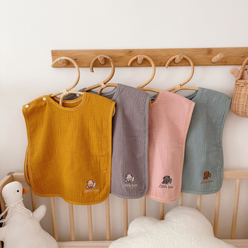 Prosop de baie din tifon pentru bebeluși — 32 fire, țesătură plată, 170–200 g, model uni sau desen animat