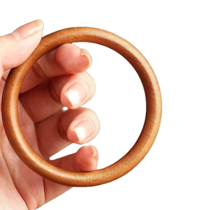 Βραχιόλι από ροδάκινο ξύλο, μονοκύκλιο, ενιαίας κοπής ξύλο, με χαρακτικό σχέδιο σε στυλ Νέου Κινέζικου, κωδικός TMbdbC8h, δώρο γενεθλίων