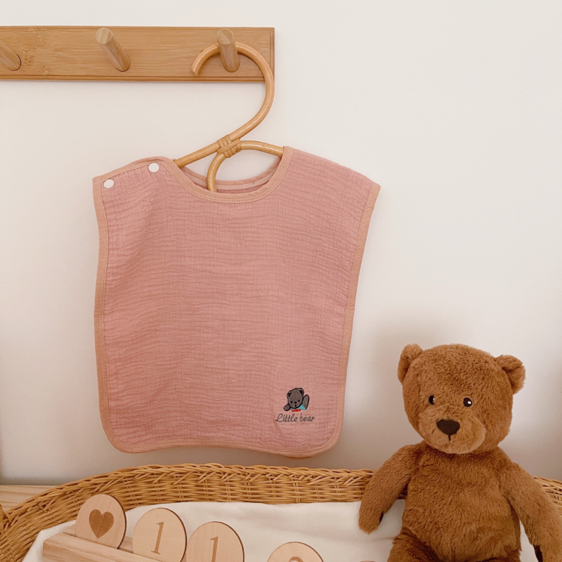 Prosop de baie pentru bebeluși din tifon — fire 32, țesătură simplă, greutate 170–200 g, model: uni sau desen animat