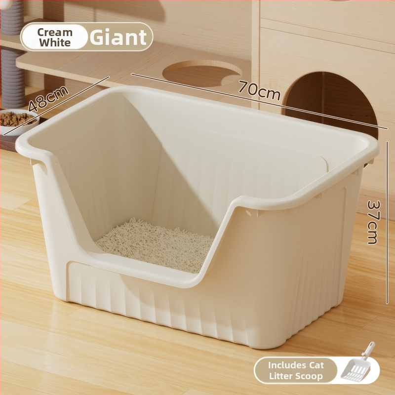 Kaķu tualetes kastīte, PP materiāls, kvadrātiska forma, atvērts tips, priekš kaķiem, Zīmols Good Home