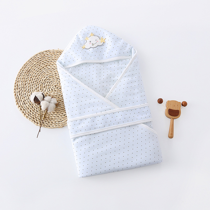 Pătură de înfășat pentru nou-născuți din bumbac 100%, umplutură poliester-bumbac, potrivită pentru vară, primăvară și toamnă, vârsta 0–12 luni, marca Didi DIDIHOUSE