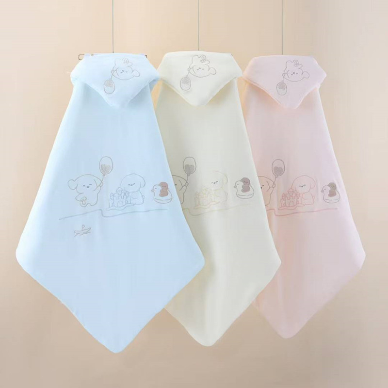 Pătură pentru bebeluși din 95% bumbac, umplutură din bumbac spălat, model desen animat, toamnă-iarnă, pentru nou-născuți 0–1 an