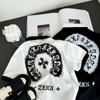 Polo pentru copii, mâneci scurte, stofă tricotată, stil K, vara 2025