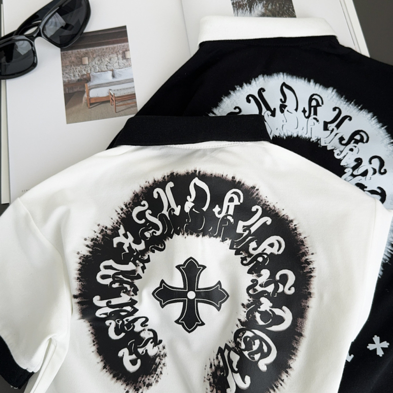 Polo pentru copii, mâneci scurte, stofă tricotată, stil K, vara 2025