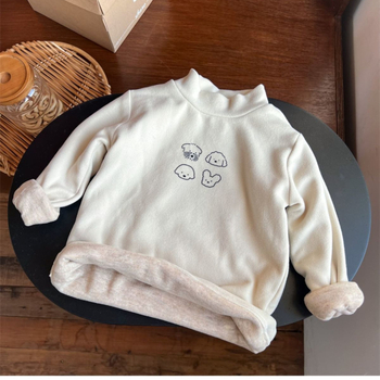 Top de bază cald pentru copii - Unisex, 3–8 ani, Iarnă/Toamnă, Mâneci lungi, Model Dungi