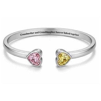 Brățară din cupru, inimă deschisă, placare electroplată, marcă Hama, greutate 20 g, marcă privată autorizată