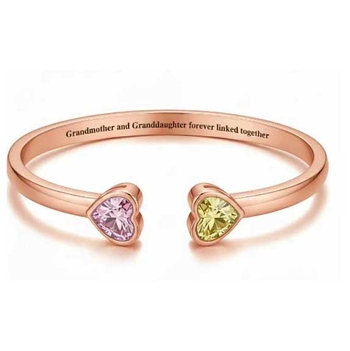 Brățară din cupru, inimă deschisă, placare electroplată, marcă Hama, greutate 20 g, marcă privată autorizată