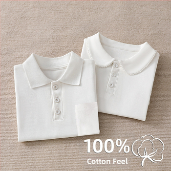 Unisex medvilnės polo marškinėliai, ilgomis rankovėmis, 81–95% medvilnė, ruduo 2025