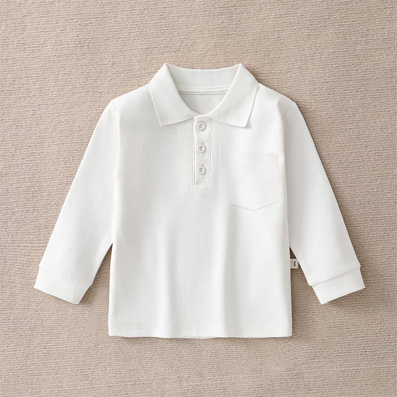 Tricou polo din bumbac unisex, cu mâneci lungi, 81–95% bumbac, Toamna 2025