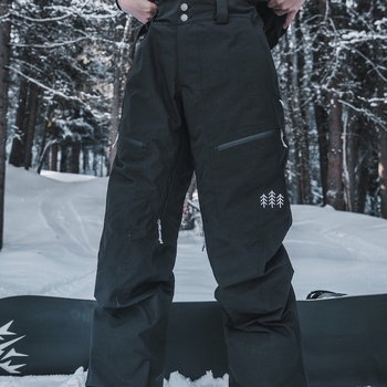 Pantaloni snowboard unisex, izolație Primaloft, țesătură 3L rezistentă la vânt, respirabili și termici