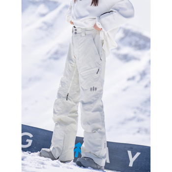 Pantaloni snowboard unisex, izolație Primaloft, țesătură 3L rezistentă la vânt, respirabili și termici