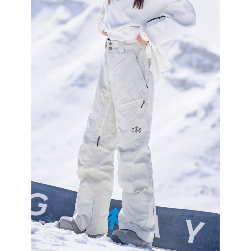 Pantaloni snowboard unisex, izolație Primaloft, țesătură 3L rezistentă la vânt, respirabili și termici