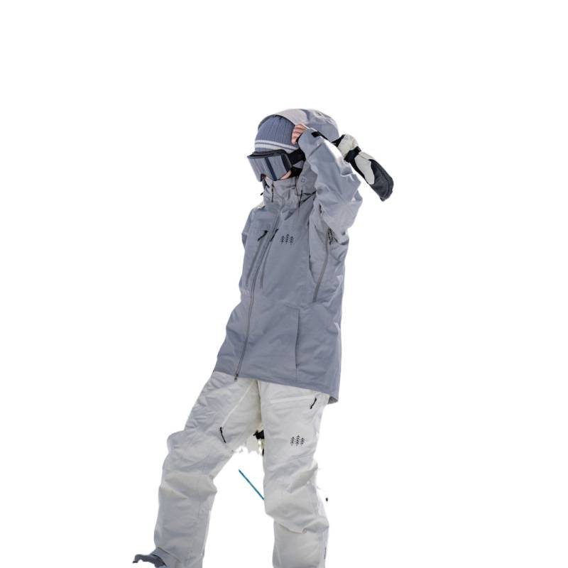 Pantaloni snowboard unisex, izolație Primaloft, țesătură 3L rezistentă la vânt, respirabili și termici