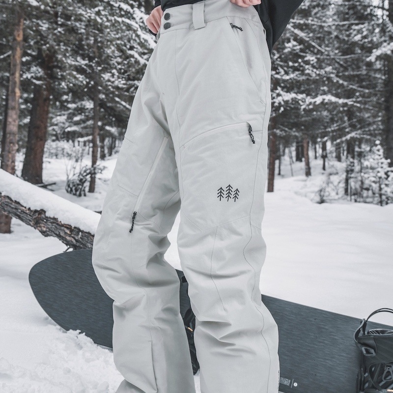 Pantaloni snowboard unisex, izolație Primaloft, țesătură 3L rezistentă la vânt, respirabili și termici
