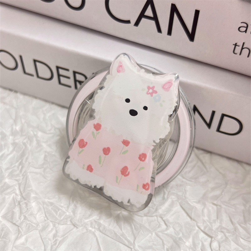 Настолен държач за мобилен телефон, карикатурен стил, алуминиева сплав