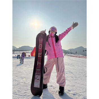 Unisex slēpošanas bikses snovbordam, ziemas, ūdensnecaurlaidīgas un vēju izturīgas, modelis 2025