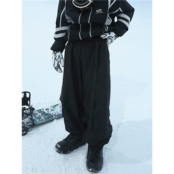 Unisex slēpošanas bikses snovbordam, ziemas, ūdensnecaurlaidīgas un vēju izturīgas, modelis 2025