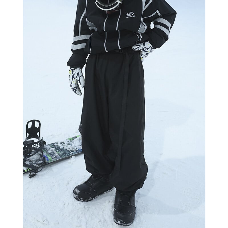 Unisex slēpošanas bikses snovbordam, ziemas, ūdensnecaurlaidīgas un vēju izturīgas, modelis 2025