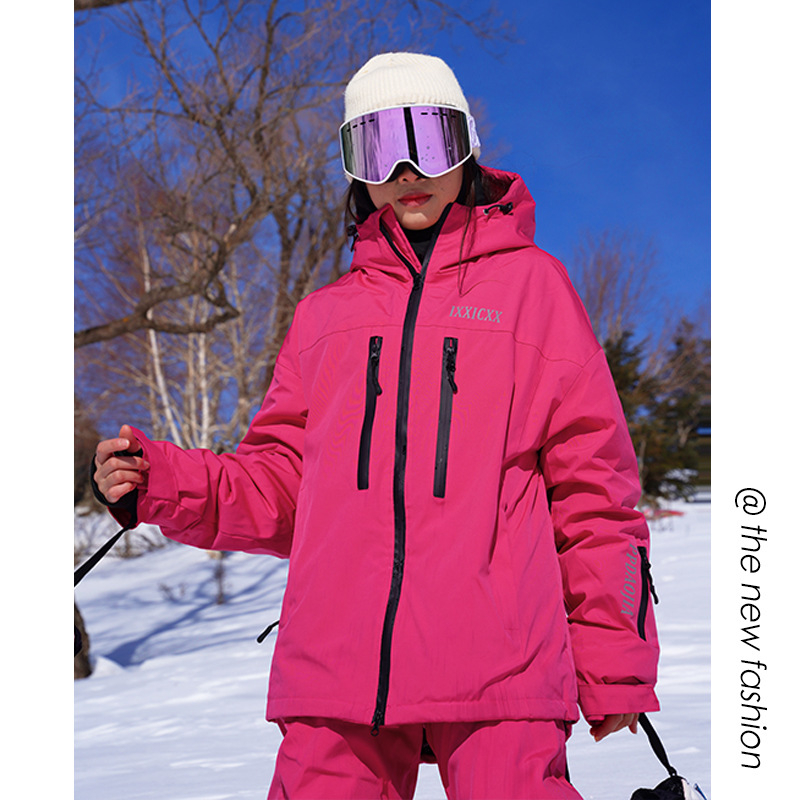 Σετ σκι, Unisex, αδιάβροχο 15000, ανθεκτικό στον άνεμο, ζεστό, με επένδυση φλίς, για σκι και snowboard