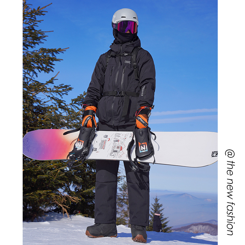 Σετ σκι, Unisex, αδιάβροχο 15000, ανθεκτικό στον άνεμο, ζεστό, με επένδυση φλίς, για σκι και snowboard