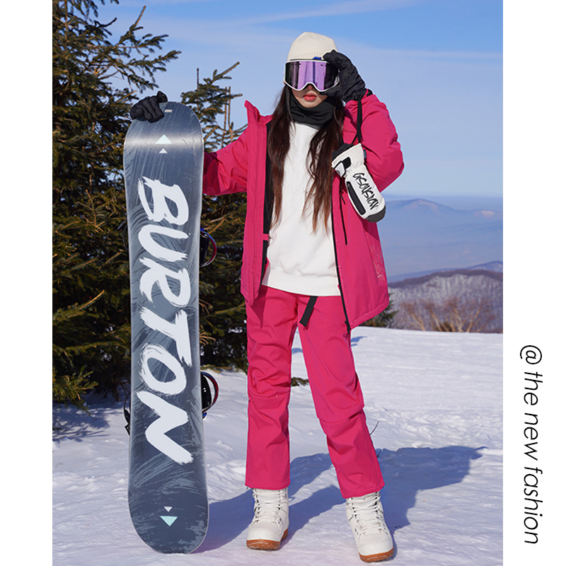 Σετ σκι, Unisex, αδιάβροχο 15000, ανθεκτικό στον άνεμο, ζεστό, με επένδυση φλίς, για σκι και snowboard