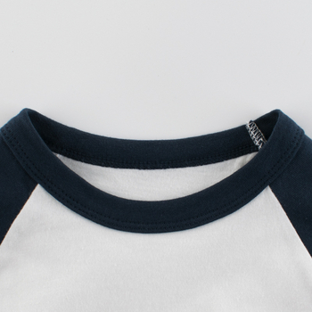 Tricou copii cu mânecă lungă, 100% bumbac, guler rotund, pentru 3–8 ani, primăvară