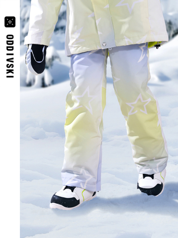 oddivski 2024 Unisex παιδικά παντελόνια σκι, 3L αδιάβροχα, ανθεκτικά στον άνεμο, νάιλον εξωτερικό, επένδυση μεταξο-βαμβάκι